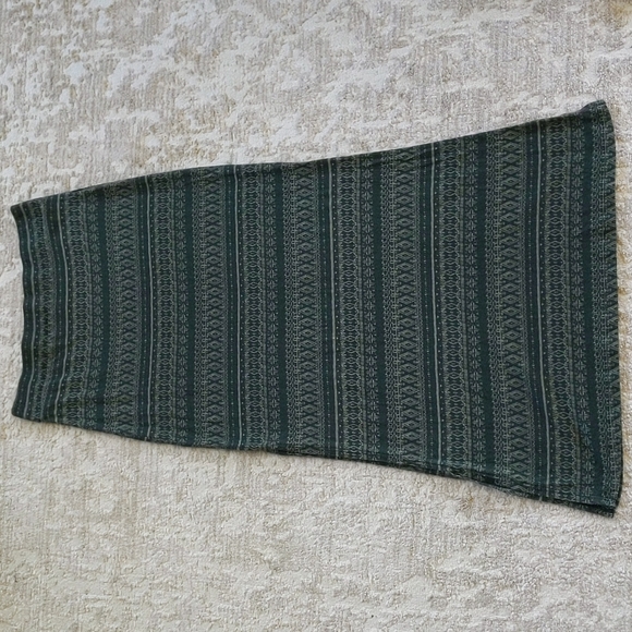 Threads 4 Thought Organic Cotton Modal Maxi Skirt XS Green - Picture 1 of 12